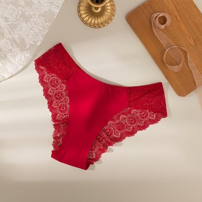 QQ3 12-piece set of sexy women's silky seamless invisible panties. women's lace bikini-style panties, light and playful. They fit invisibly and feature a full-coverage design, cute panties. Fashion Comfy Underwear Minimalist underwear women Basic Bridal