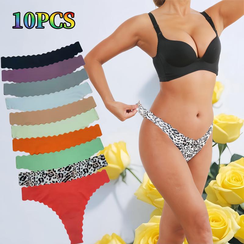 BBB A set of 20 pieces of women's cotton bikini panties, high-cut, full coverage, stretchy and cool underwear. Soft Breathable Knicker Womenswear Bridal 10 Print period underwear thongs 2 piece sets women megara costume outfits halloween chrismas