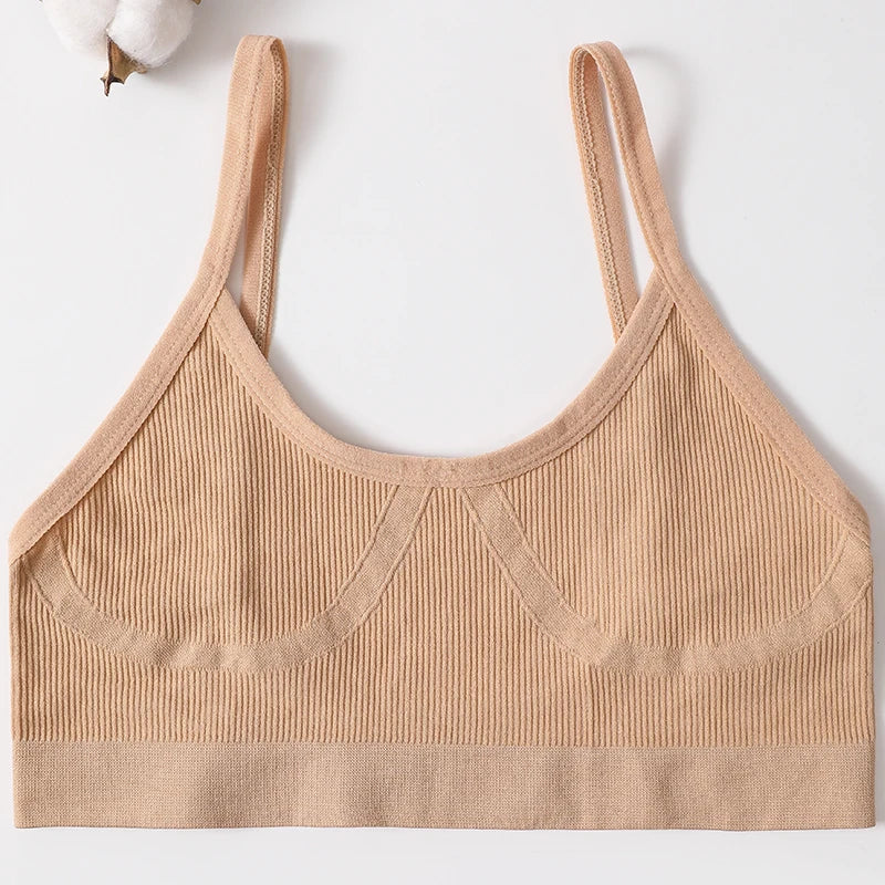 Seamless Push Up Bras For Women Soft Sport Underwear Tube Bra Sexy Lingerie Brassiere Women's Underwear Low Back Bra Crop Tops