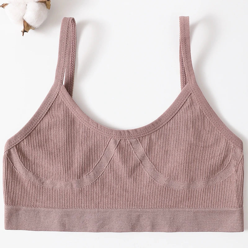 Seamless Push Up Bras For Women Soft Sport Underwear Tube Bra Sexy Lingerie Brassiere Women's Underwear Low Back Bra Crop Tops