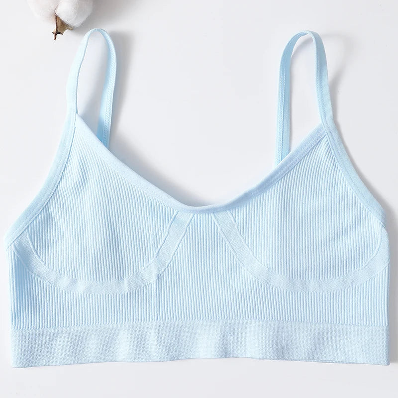 Seamless Push Up Bras For Women Soft Sport Underwear Tube Bra Sexy Lingerie Brassiere Women's Underwear Low Back Bra Crop Tops