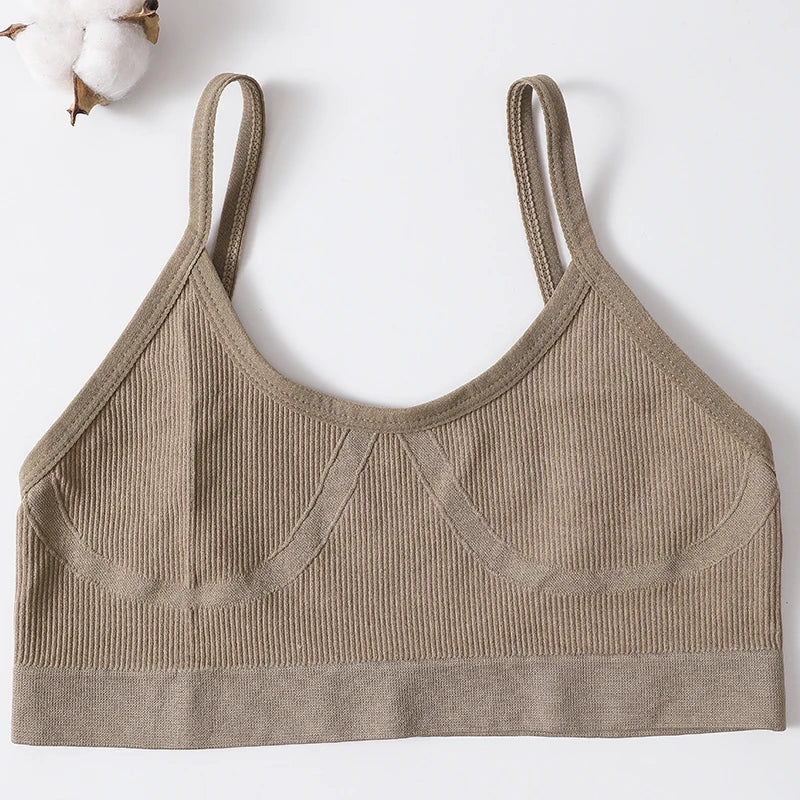 Seamless Push Up Bras For Women Soft Sport Underwear Tube Bra Sexy Lingerie Brassiere Women's Underwear Low Back Bra Crop Tops