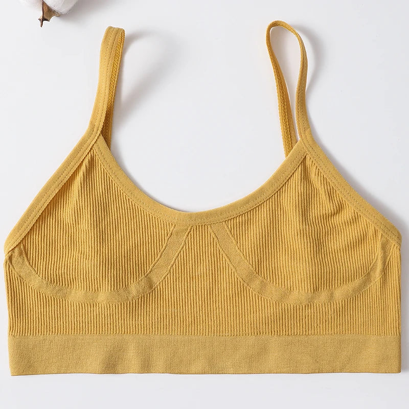 Seamless Push Up Bras For Women Soft Sport Underwear Tube Bra Sexy Lingerie Brassiere Women's Underwear Low Back Bra Crop Tops