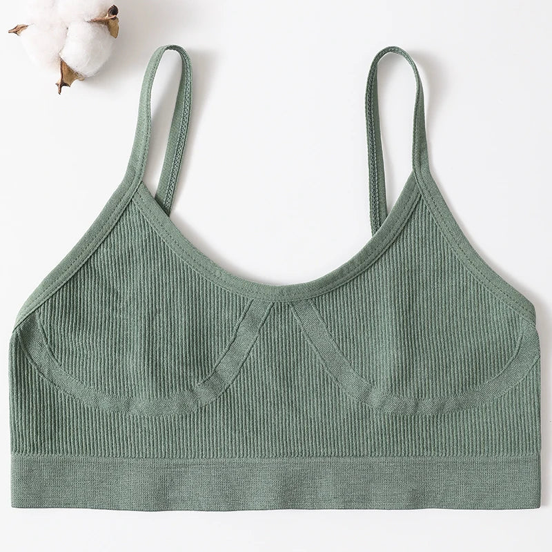 Seamless Push Up Bras For Women Soft Sport Underwear Tube Bra Sexy Lingerie Brassiere Women's Underwear Low Back Bra Crop Tops