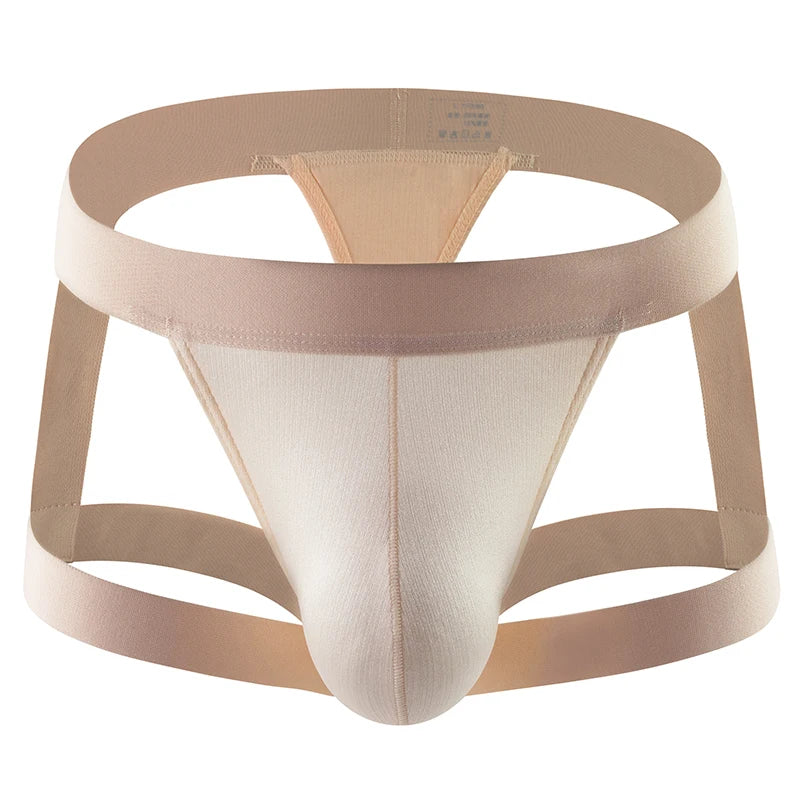 Gay Jockstraps Sexy Men's Thong Underpants Mesh Breathable Male G-string Boy Boxer Breifs T-back