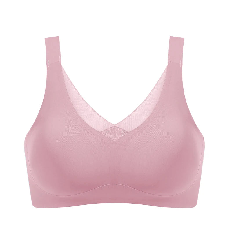 LERVANLA 2082 Prosthetic Breast Bra Special Bra Seamless Breast Fake Breast Simulation Female Lightweight Style for Mastectomy