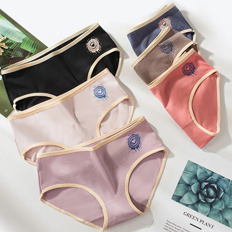 5 Pcs/set Teens Girls Underwear Cotton Adolescent Girls Briefs Soft Teenage Girl Panties Age 8-16 Years Kids Triangle Underpants