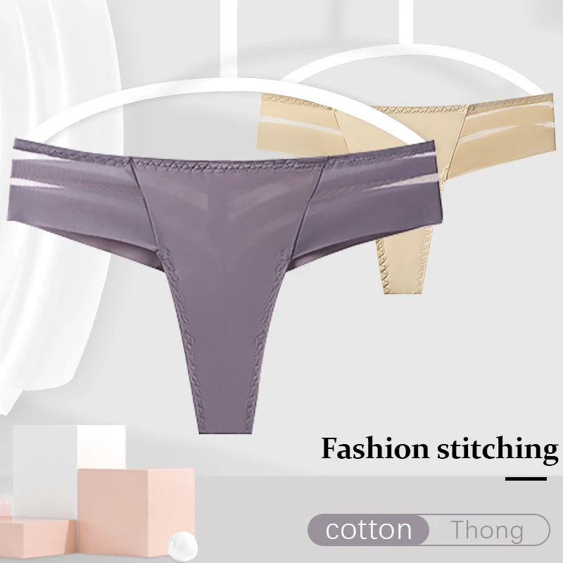 G-String Women's Panties Seamless Perspective Transparent Underwear Sexy Women Underpants Female Thong Brazilian Lingerie