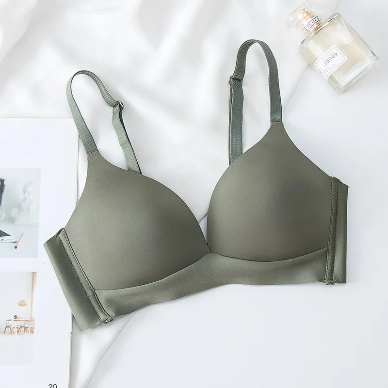 Seamless Bra Underwear For Women Wireless Brassiere Breasts Push-up Soft Padded Support Sports Bra Breasts Lingerie Sleepwears