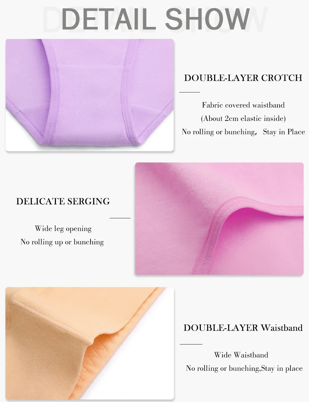 Molasus Women's Underwear Cotton High Waist Briefs Full Coverage Soft Breathable Ladies Abdominal Surgery Recovery Panties Sets