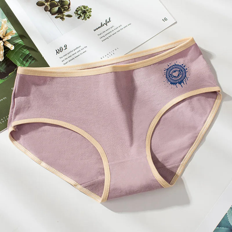 5 Pcs/set Teens Girls Underwear Cotton Adolescent Girls Briefs Soft Teenage Girl Panties Age 8-16 Years Kids Triangle Underpants