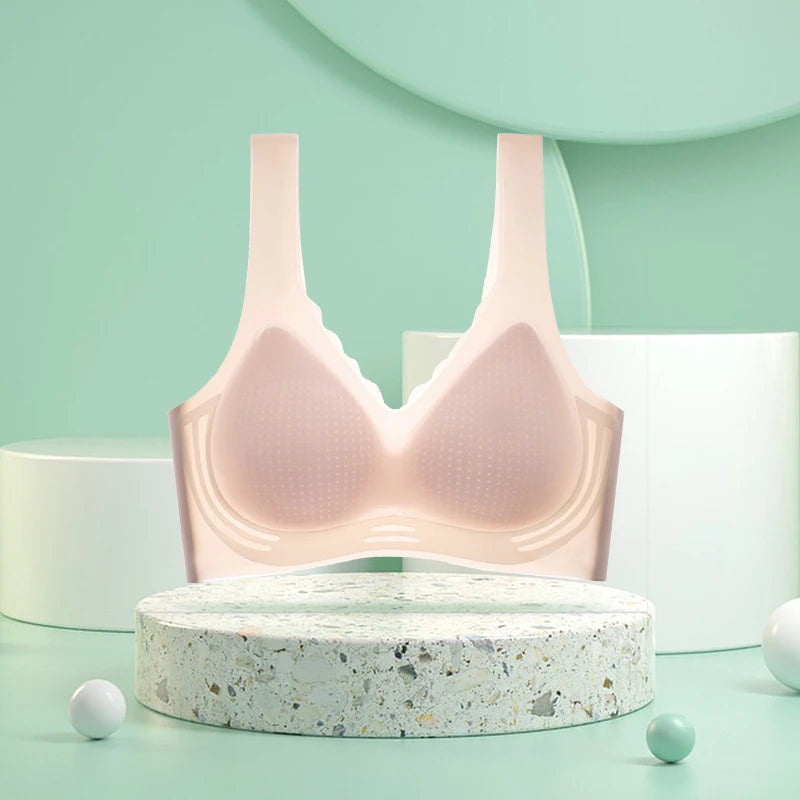 Breathable and seamless bra, women's underwear, gathering beauty back underwear, strappy bra, soft, breathable and comfortable