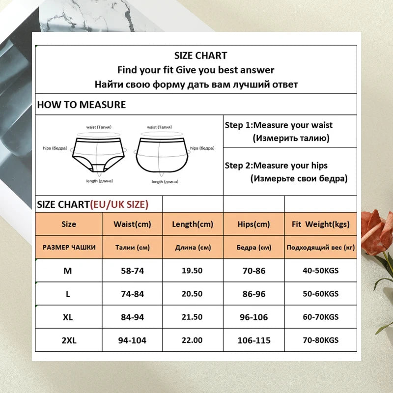 4PCS Women's Cotton Seamless Panties Sexy Low Waist Solid Color Underwear Female Breathable Briefs Soft Comfortable Lingerie New