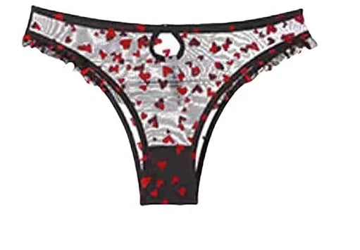 YUQI Chic Heart Lace Push-Up Bra Set | Small Bust Enhancer | Anti-Sagging Mesh Underwear | Women's French Style Lingerie Kit