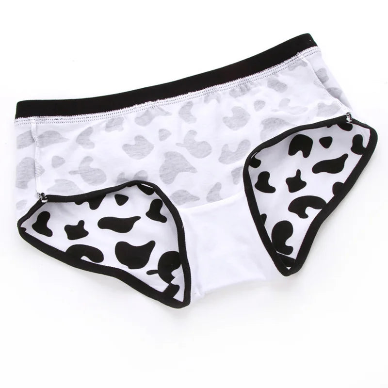 Funny Pink Cute Cartoon Briefs Girls Panties Premium Cotton Underpant Funny Sexy Print Cotton Underwear for Women Women