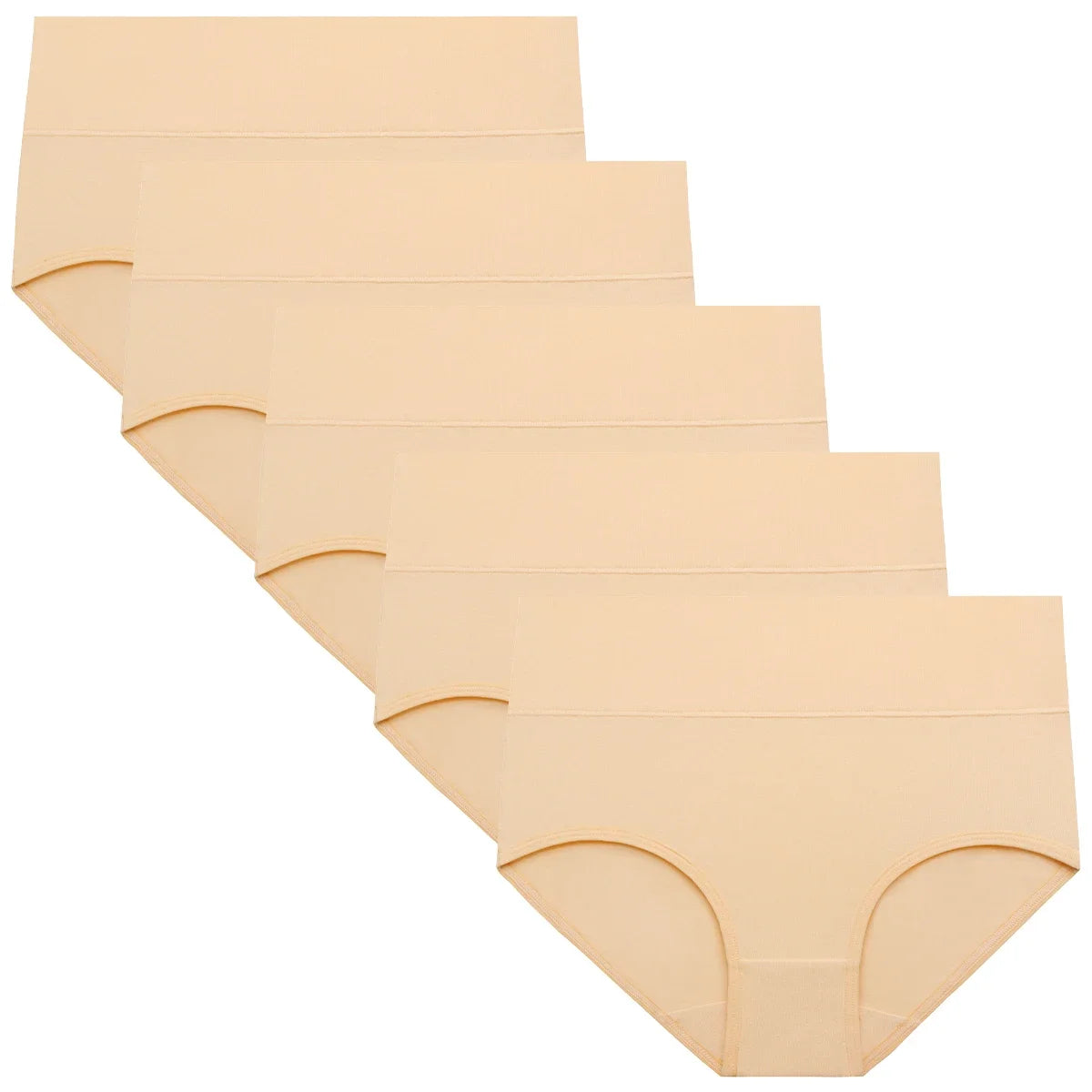 Molasus Women's Underwear Cotton High Waist Briefs Full Coverage Soft Breathable Ladies Abdominal Surgery Recovery Panties Sets