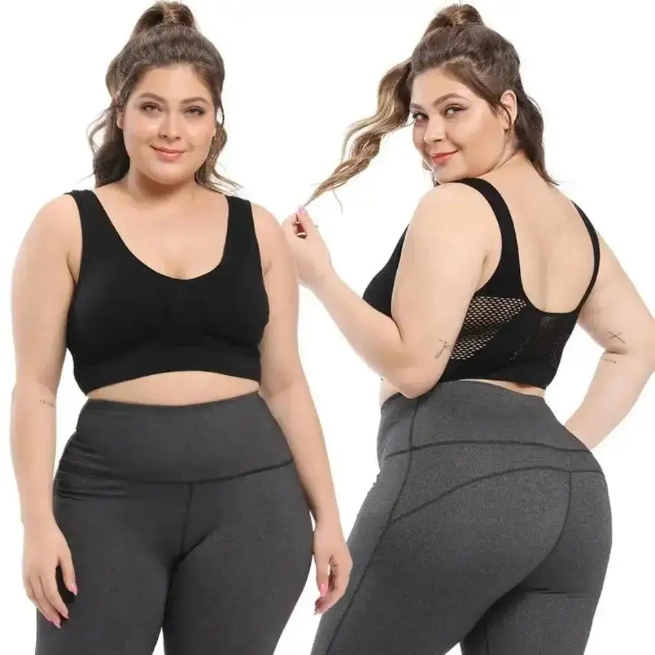 1 Pcs Women's Breathable Sports Vest Bra Sweat-absorbent Shockproof Pad Sports Top Track And Field Gym Running Fitness