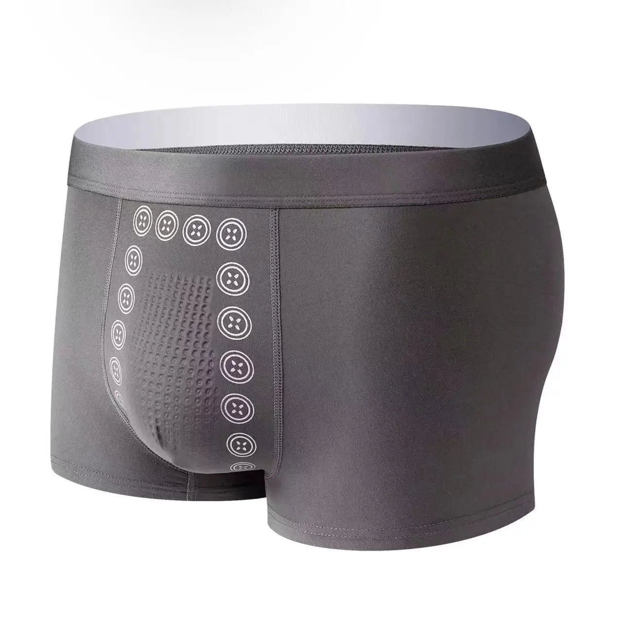 Breathable Magnetic Therapy Men's Underwear Polyester Fibre Men's Long-Lasting Underwear for Male Growth Tightening Delaying