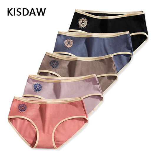 5 Pcs/set Teens Girls Underwear Cotton Adolescent Girls Briefs Soft Teenage Girl Panties Age 8-16 Years Kids Triangle Underpants