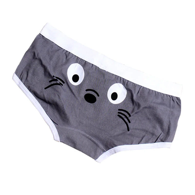 Funny Pink Cute Cartoon Briefs Girls Panties Premium Cotton Underpant Funny Sexy Print Cotton Underwear for Women Women