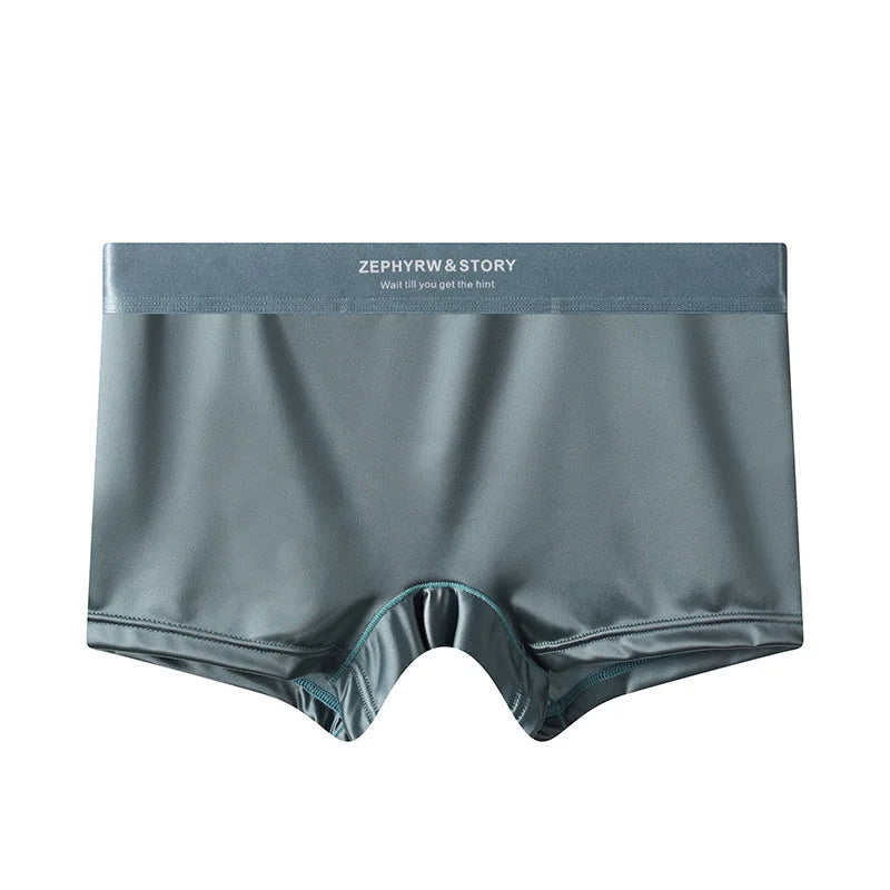 Satin Ice Silk Women's Underwear, Casual, Sporty, Comfortable, Breathable, Quadrangle Pants, Safety Pants, Women's Panties.