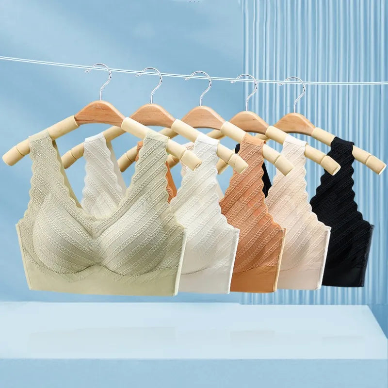 Seamless Wireless Sports Bra Women's Sexy Lingerie Soft Intimate Fitness Crop Top M-XXXL Female Push up Bras Non-Wire Brassiere