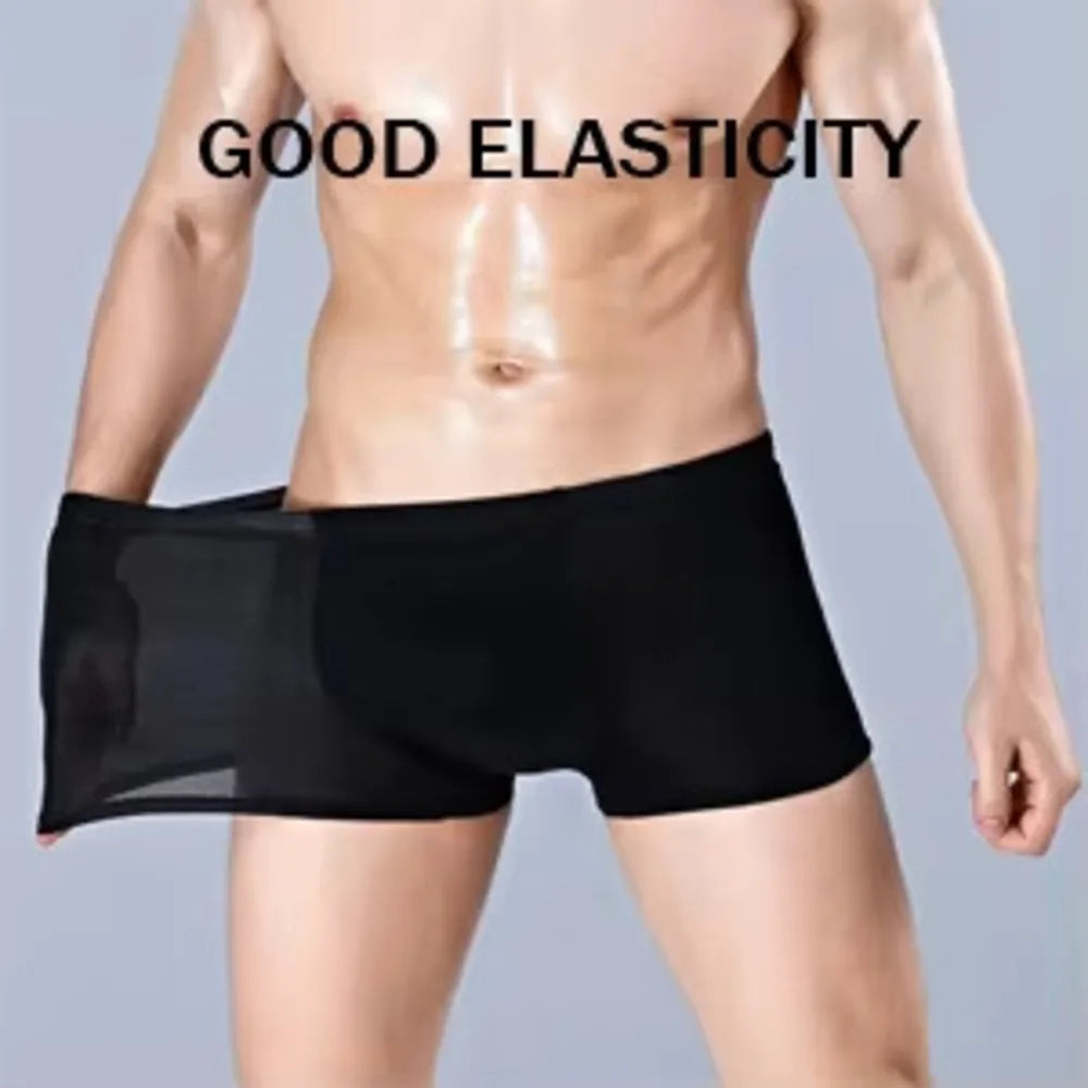 5 Packs Bamboo Boxers Man XL XXL XXXL XXXXL 5XL 6XL Plus Size Underwear Men Flat Feet Gym Shorts Panties Black Underpants Gifts