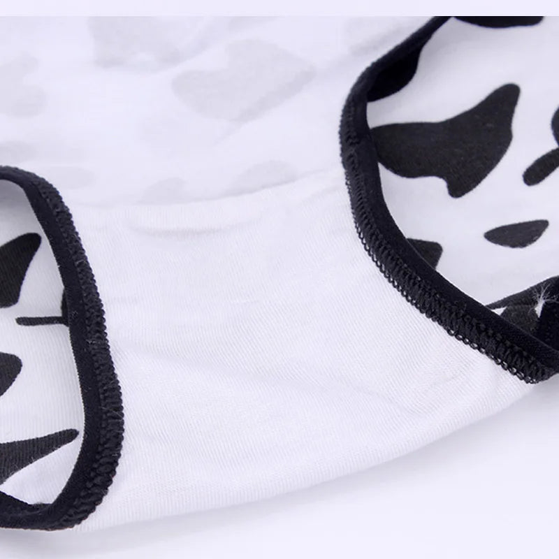 Funny Pink Cute Cartoon Briefs Girls Panties Premium Cotton Underpant Funny Sexy Print Cotton Underwear for Women Women
