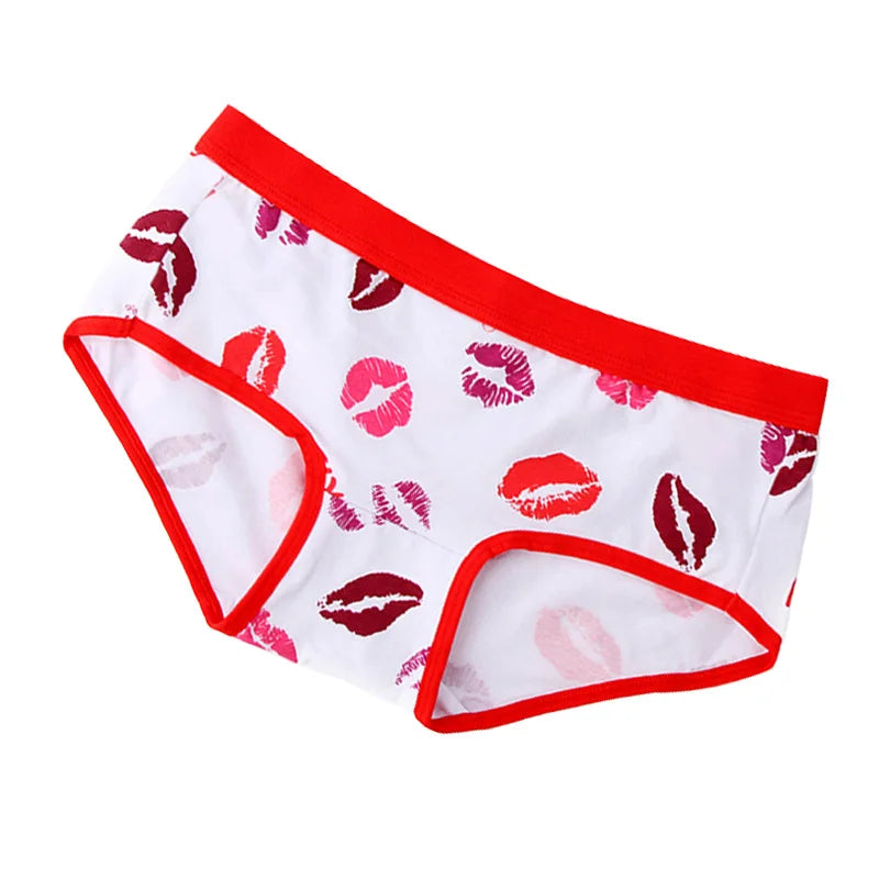 Funny Pink Cute Cartoon Briefs Girls Panties Premium Cotton Underpant Funny Sexy Print Cotton Underwear for Women Women