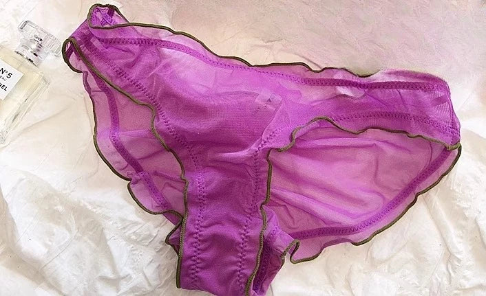 Elegant French Design Minimizer Bra Fashion Triangle Cups Structural Support Mesh Lingerie Set 32-40 MOYISU Sexy Panty Tushy Set