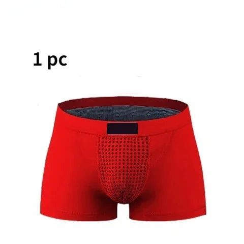 22 Magnets Magnetic Therapy Underwear for Men Pain Relief Boxer Briefs Brazilian Fit Health Underwear (L-6XL)