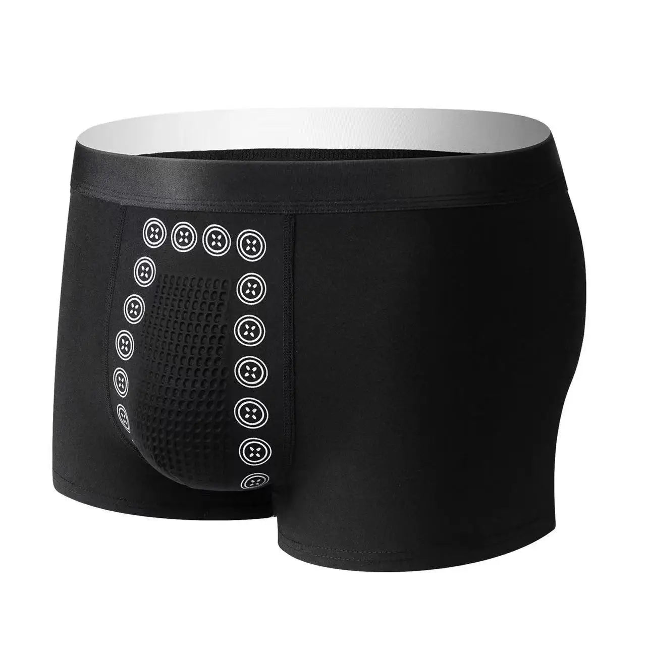Breathable Magnetic Therapy Men's Underwear Polyester Fibre Men's Long-Lasting Underwear for Male Growth Tightening Delaying