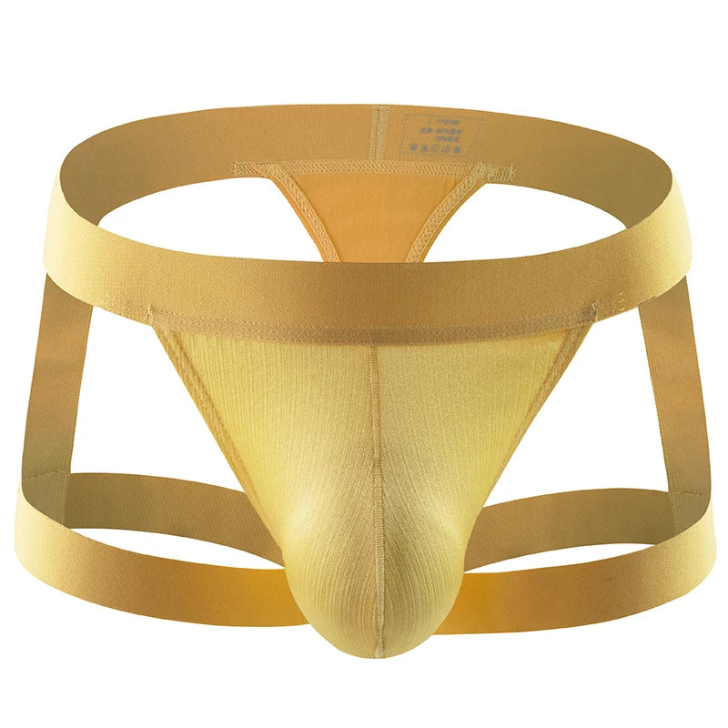 Gay Jockstraps Sexy Men's Thong Underpants Mesh Breathable Male G-string Boy Boxer Breifs T-back