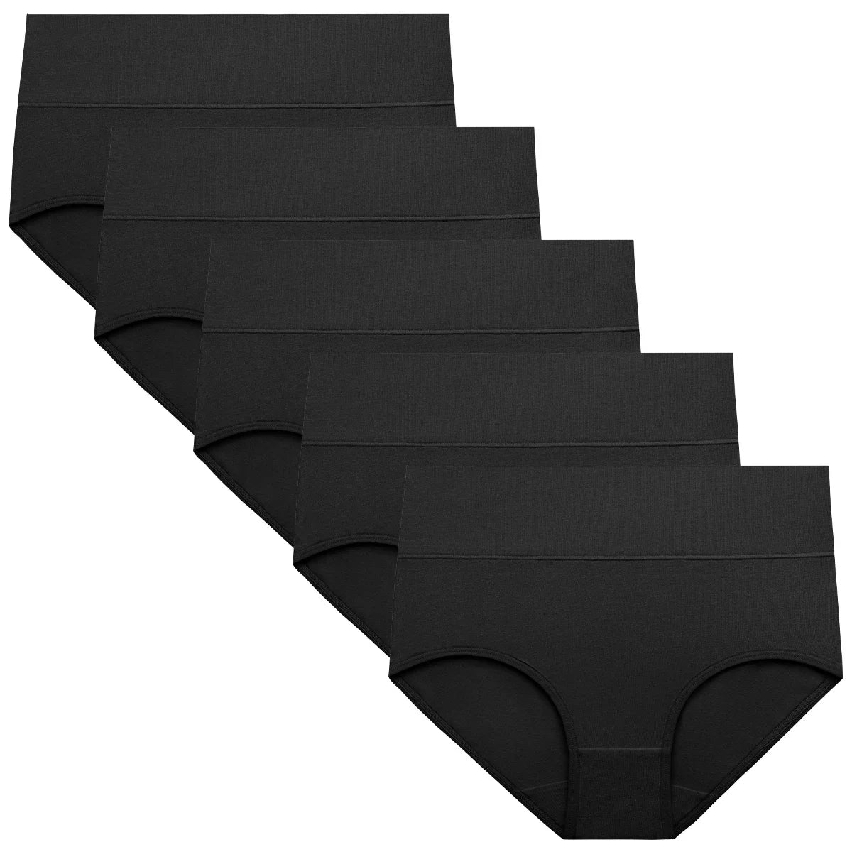 Molasus Women's Underwear Cotton High Waist Briefs Full Coverage Soft Breathable Ladies Abdominal Surgery Recovery Panties Sets
