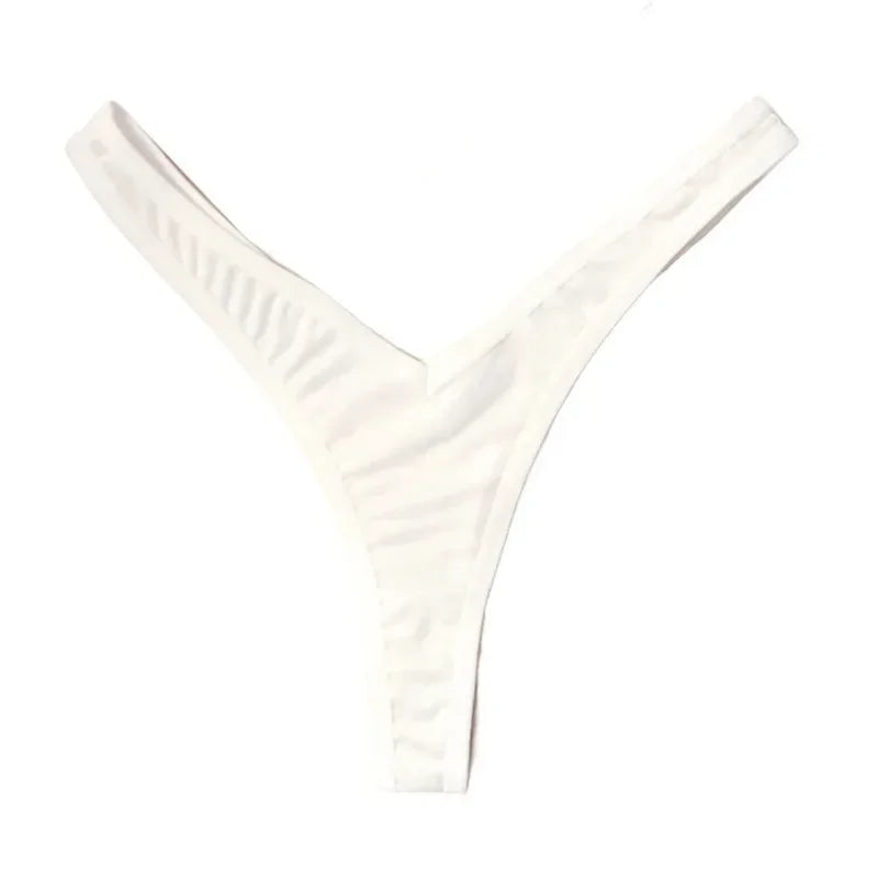 Women Sexy V Waist Sexy Sports Thongs G-string Breathable Panties Low Waist Underwear Knicker T Pants Elastic Bikini Underpants