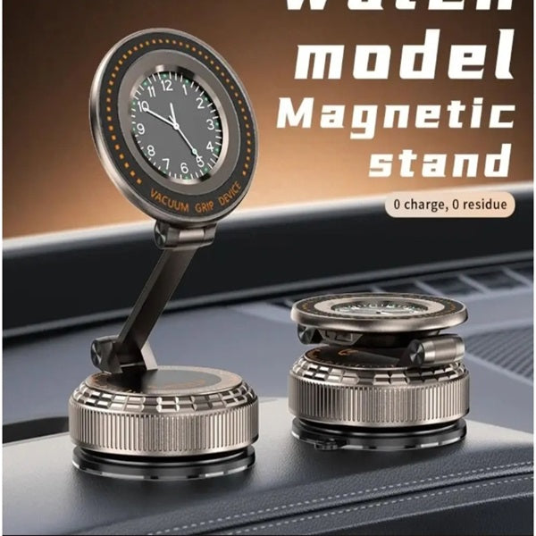 Buyuhui Clock Magnetic Car Phone Mount 360 Degree Rotation Car Dashboard Navigation Phone Bracket Can Fold All Phone Universal