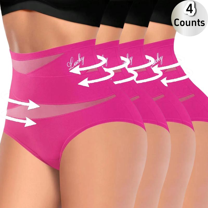 Lucky Brand High-Waist Shaping Panties for Women - Seamless Silk Mesh Control Briefs Slight Shaping Tummy Slimming & Butt Lifting Underwear Breathable Everyday - Womenswear