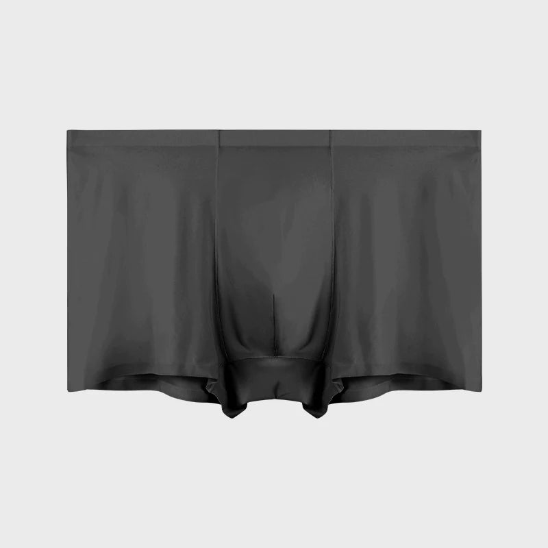 Men's Underwear Men's Wholesale Ice Silk Seamless Boxer Briefs Antibacterial Breathable Sports Summer Thin Comfort Boxer Bri