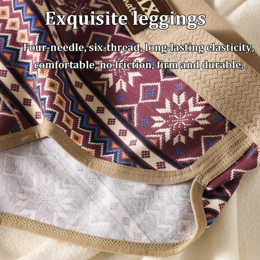 3PCS/Pack 100% Cotton Vintage Print Women's Brief Sexy Hygroscopic Breathable Lingerie Female Comfortable Soft Crotch Underwear
