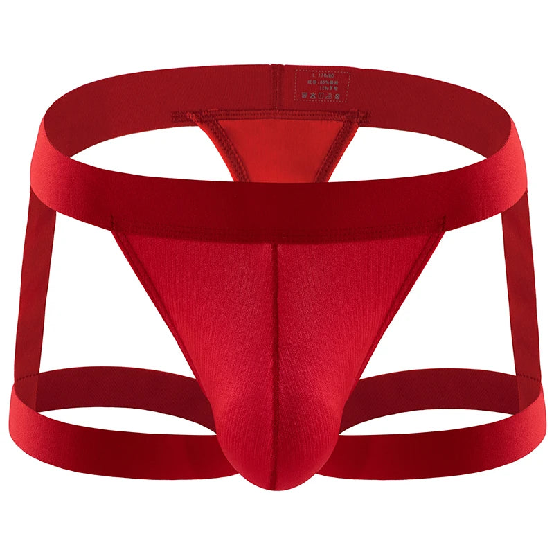 Gay Jockstraps Sexy Men's Thong Underpants Mesh Breathable Male G-string Boy Boxer Breifs T-back