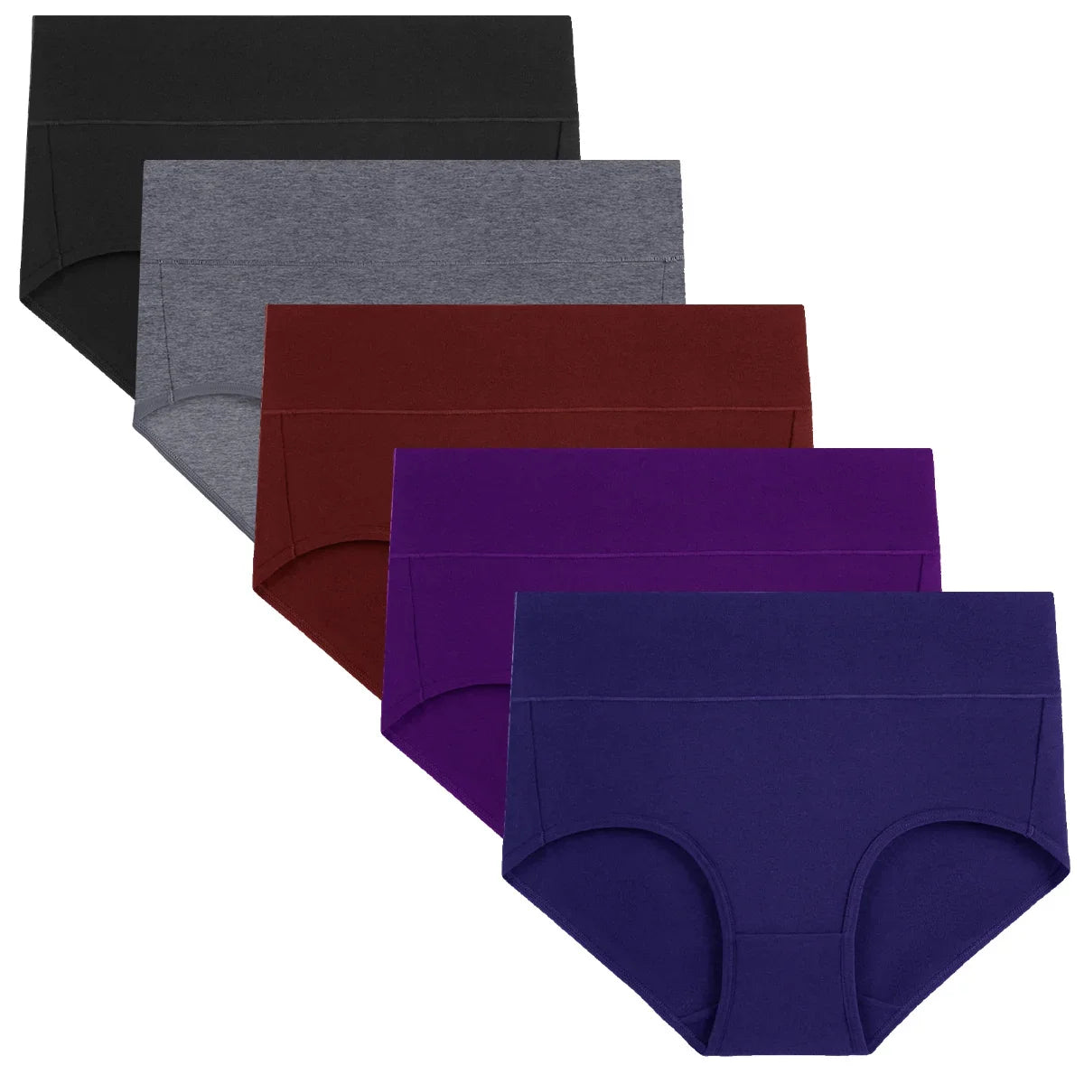 Molasus Women's Underwear Cotton High Waist Briefs Full Coverage Soft Breathable Ladies Abdominal Surgery Recovery Panties Sets