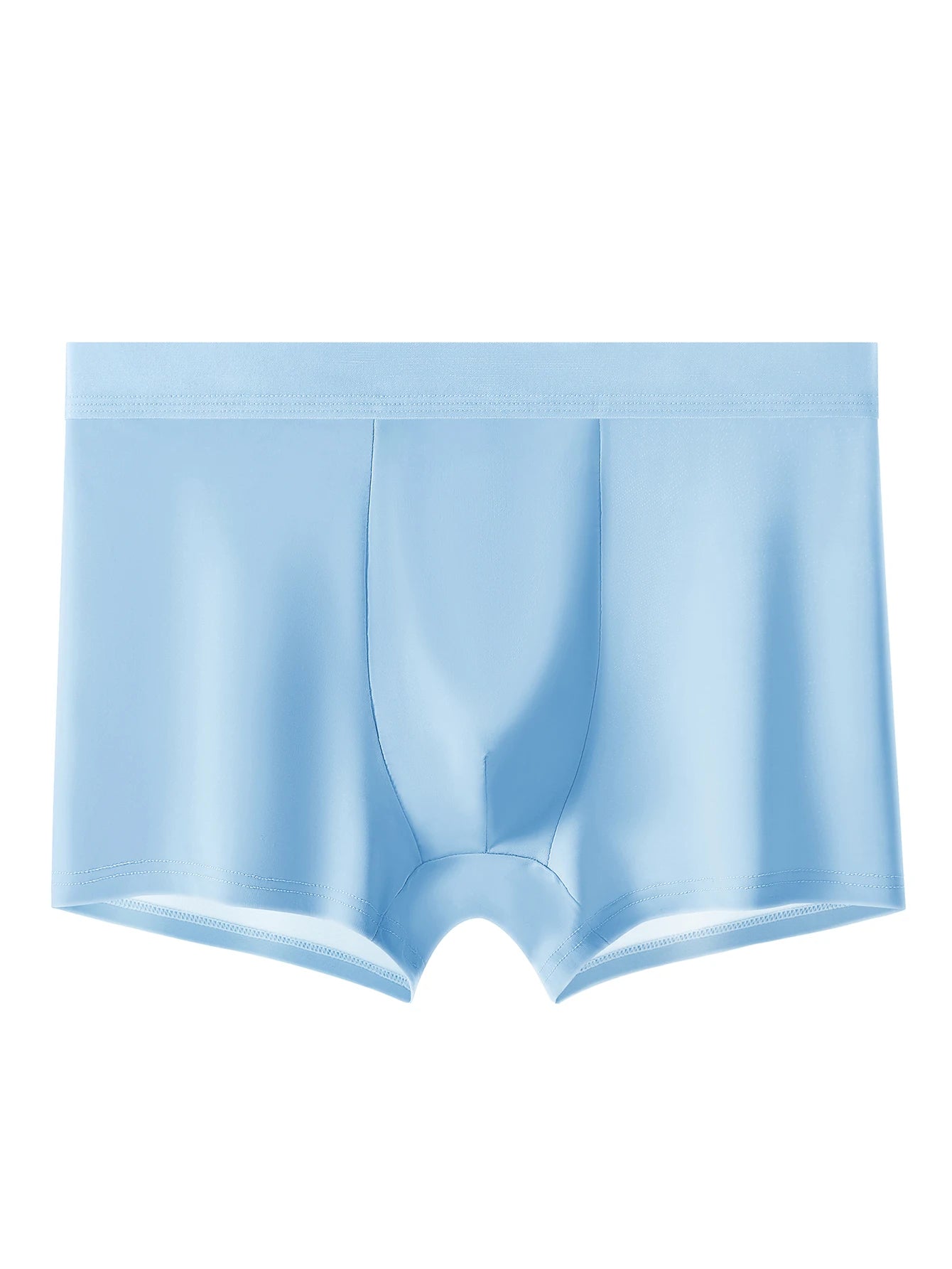 4 Pieces Men's Panties Cool Smooth Comfortable Breathable Men's Boxers Ice Silk Sports Fitness Casual Fitness Men's Pants