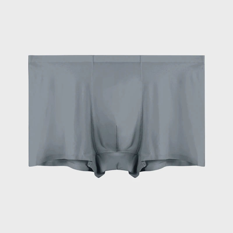 Men's Underwear Men's Wholesale Ice Silk Seamless Boxer Briefs Antibacterial Breathable Sports Summer Thin Comfort Boxer Bri