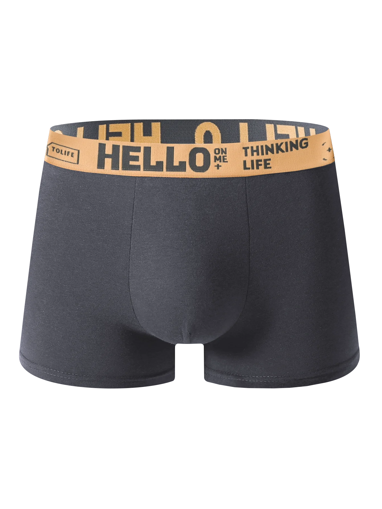 10 pcs random men's underwear, solid color fashion hot-selling boxer briefs, soft antibacterial skin-friendly men's pants