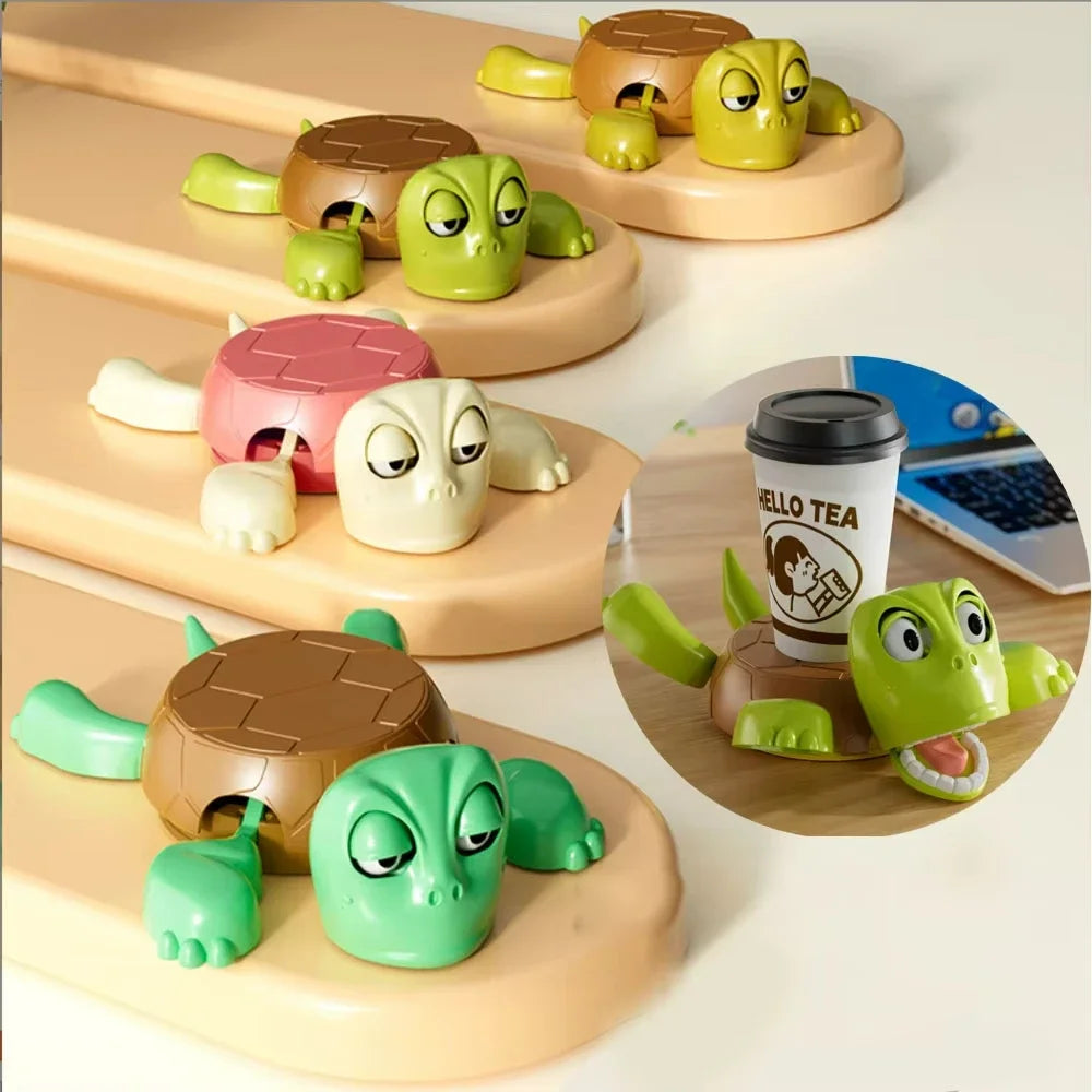 Funny Turtle Coaster Creative Cup Pad Tea Coffee Mug Drinks Holder Tableware Decorative Anti-scald3d Printed Ornament Home Decor