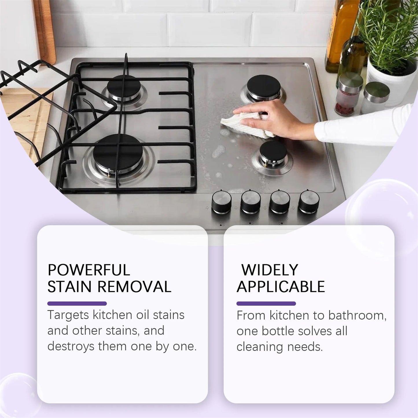 Kitchen Heavy Oil Cleaning Agent With Concentrated Cleaning Tablets for Kitchen Grease Bathroom Toilets