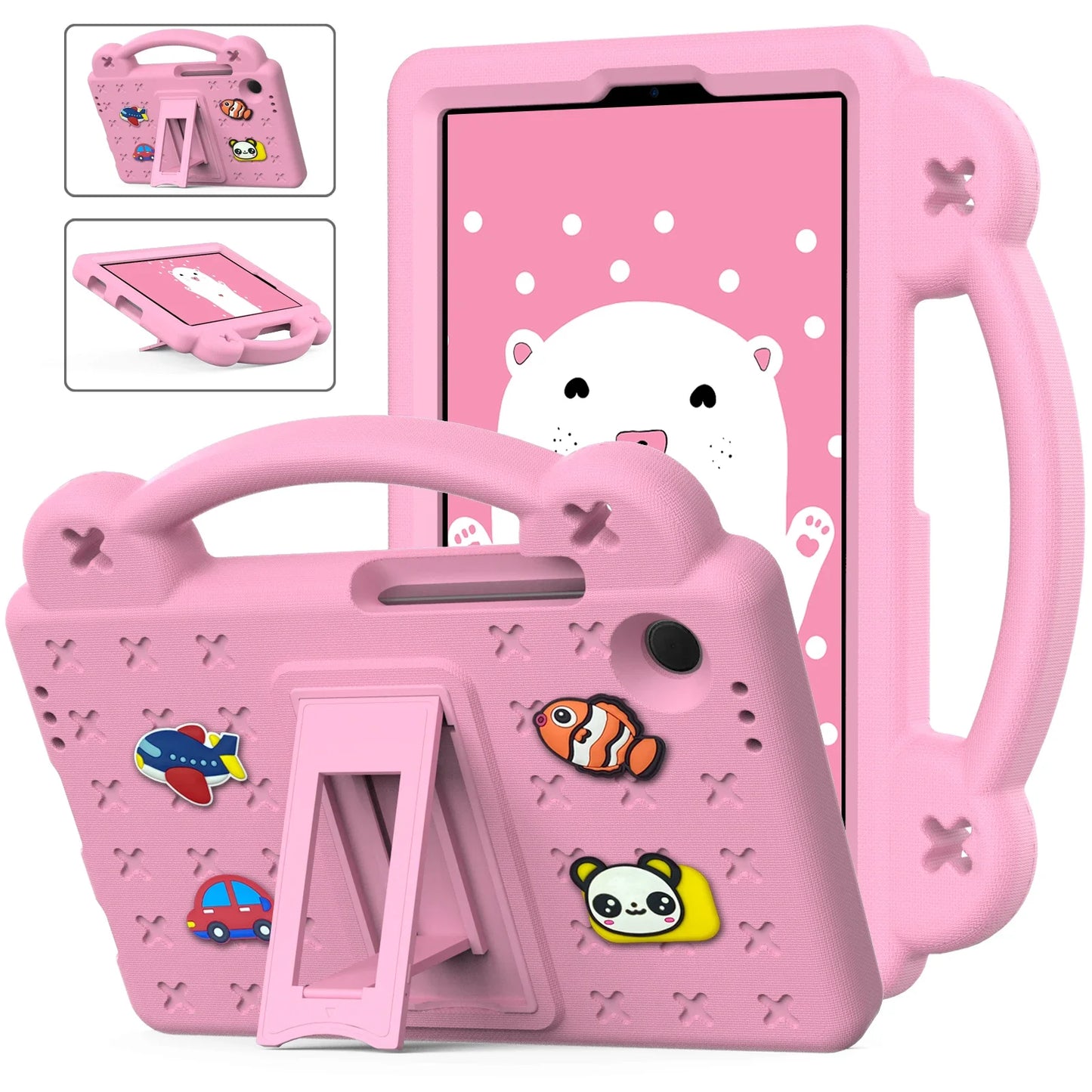 EVA Kids Armor Shockproof Case for 2025 New Samsung Galaxy Tab A11 Plus A9 + 11 8.7" S11 S10 Lite 11" S10 FE 10.9" Holder Cover