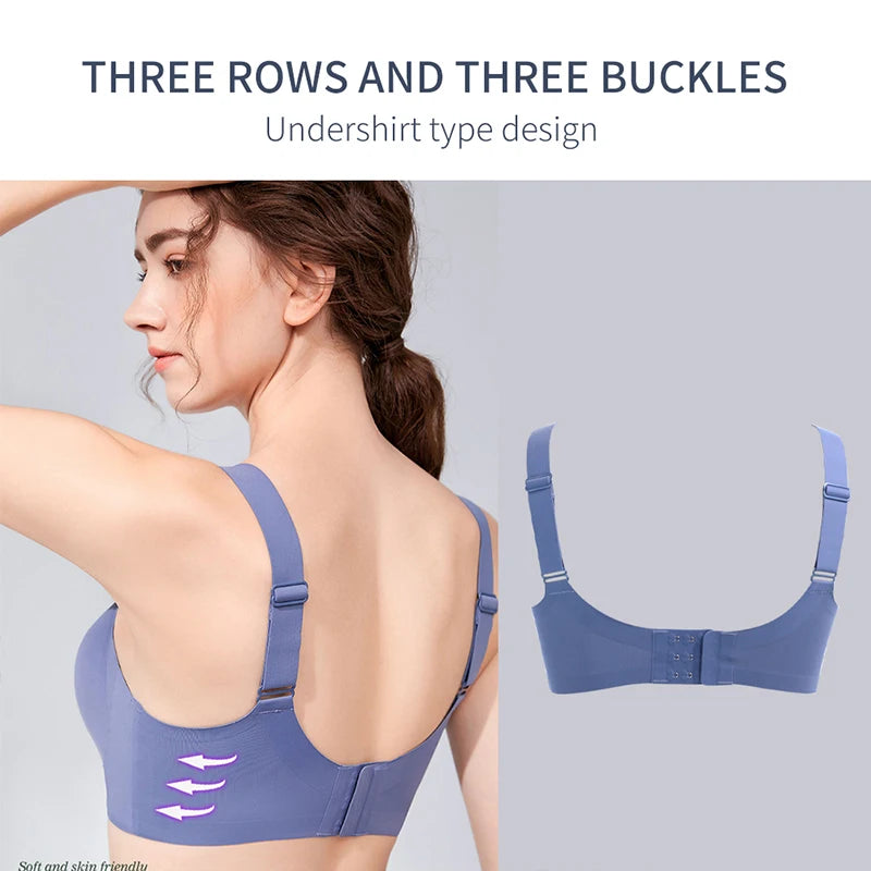 LERVANLA 2082 Prosthetic Breast Bra Special Bra Seamless Breast Fake Breast Simulation Female Lightweight Style for Mastectomy