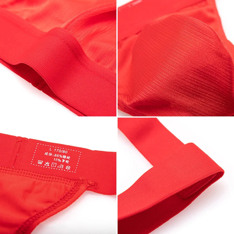 Gay Jockstraps Sexy Men's Thong Underpants Mesh Breathable Male G-string Boy Boxer Breifs T-back