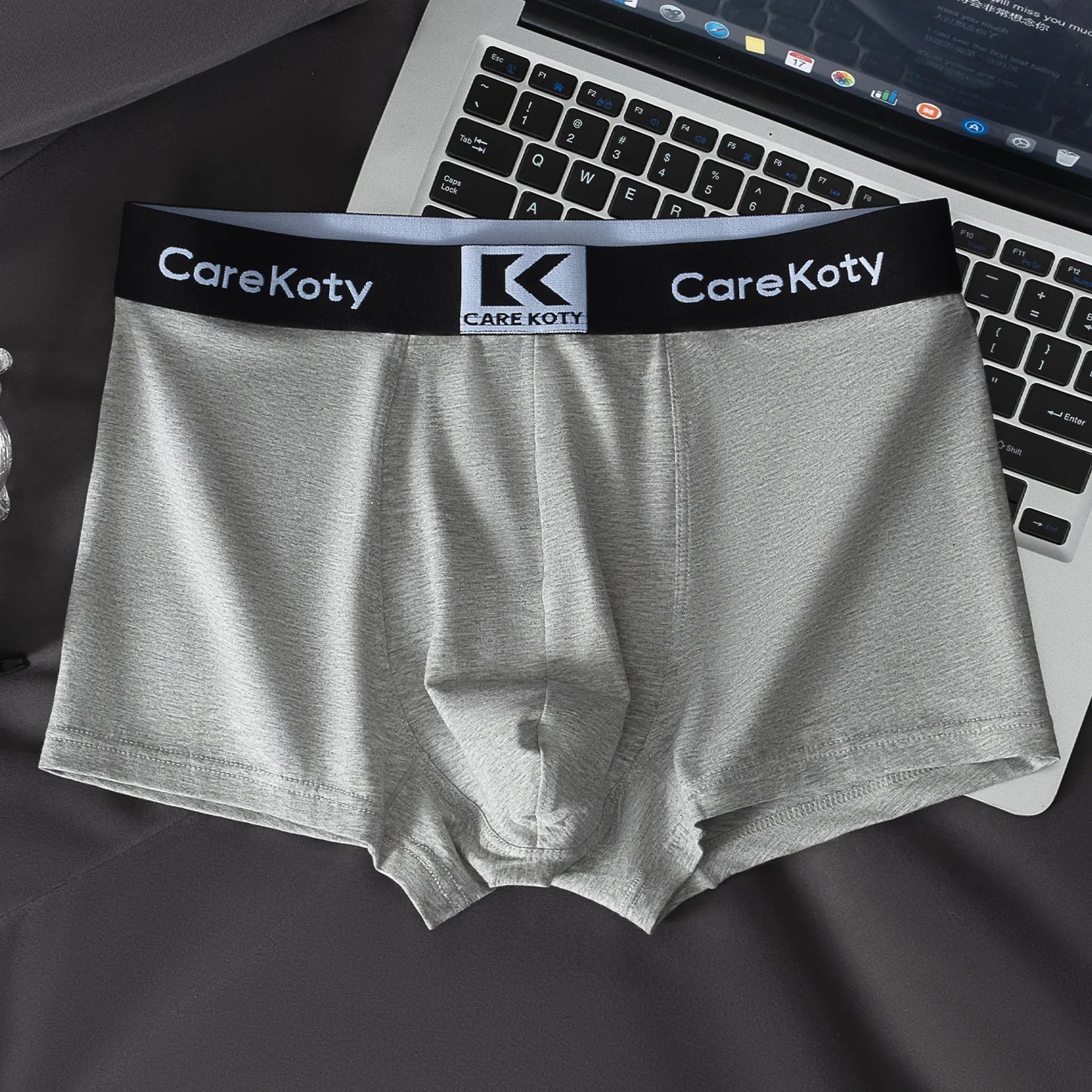 Men Middle Waist Boxers Short Cotton Pouch Breathable Underpants Man Underwear Comfortable Sweat Absorption Soft Panties